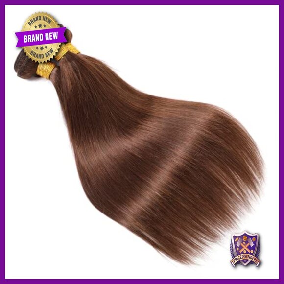 Straight Brazilian Human Hair Extensions 14-18 Inch No Tangle Weave